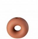 Donut vase Liten Rødbrun thumbnail