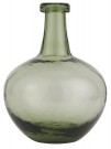 Glassballong, vase i grønt glass. thumbnail