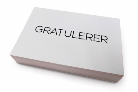 Kort, Gratulerer