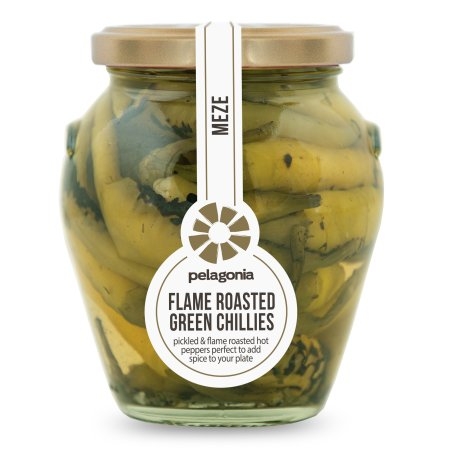 Flame Roasted Green Chillies