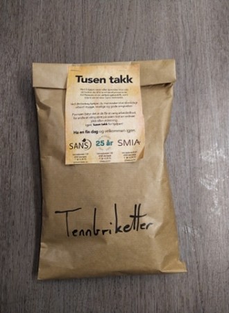 Tennbriketter selvprodusert 25stk