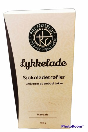 Sjokolade trøfler med Havsalt brand Lykkelade