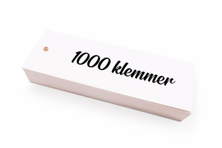 Kort, 1000 Klemmer