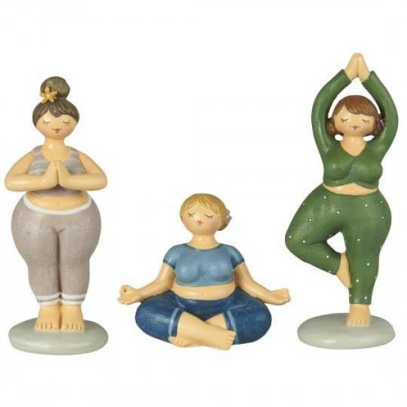 Ib Laursen: Dame i Yoga positur