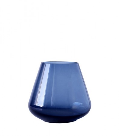 Rocks  telykt / vase  blue 120 mm