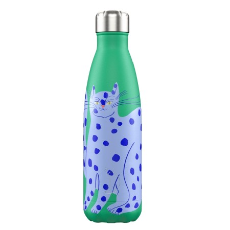 Chilly`s bottles 500ml Blue cat 