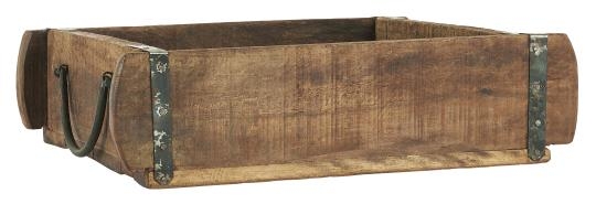 Mursteinsformet kasse med hank Unika