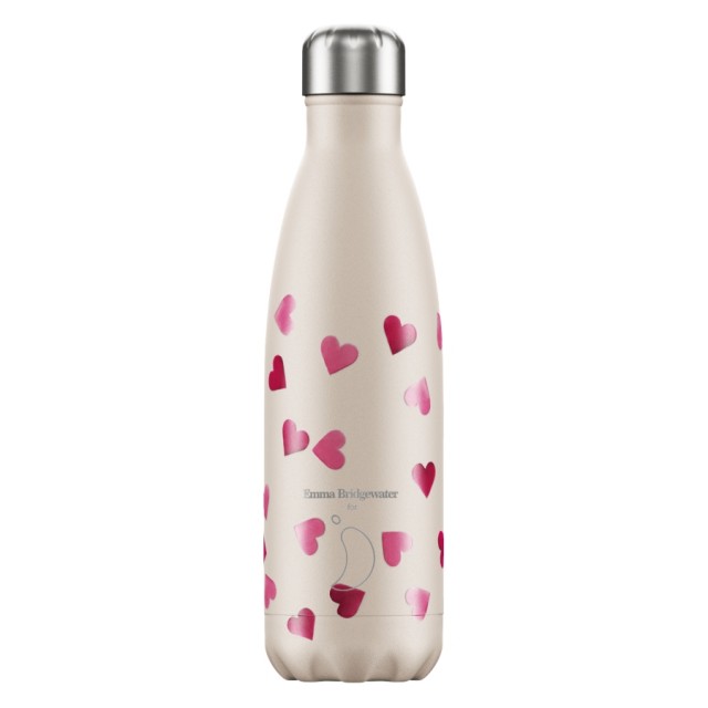 Chillys Bottles Emma Bridgewather 500 ml Pink Hearts