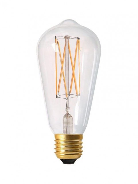 Elect Led Filament 1-2-3 Steg Innebygd Dimmer E27, 64 mm