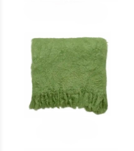Bruka Design Mohair Pledd i Grønt 