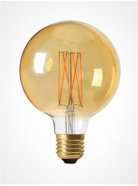 ELECT LED FILAMENT GLOBE GOLD 125 MM E27