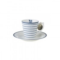 Laura Ashley Espresso  Candy Stripes