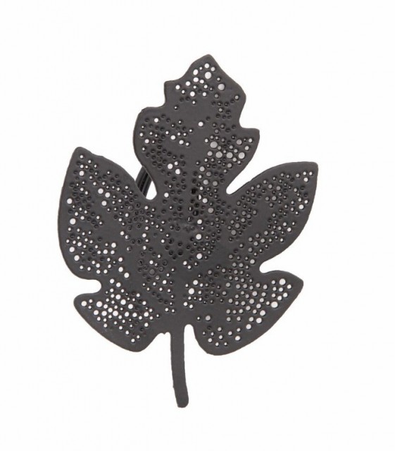 Nopal - Serviettring Sort Metall